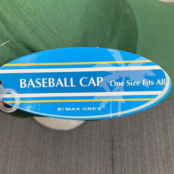 Max Grey Snapback Hat Mens OSFA Green Lightweight Baseball Cap NWT - Picture 9 of 15